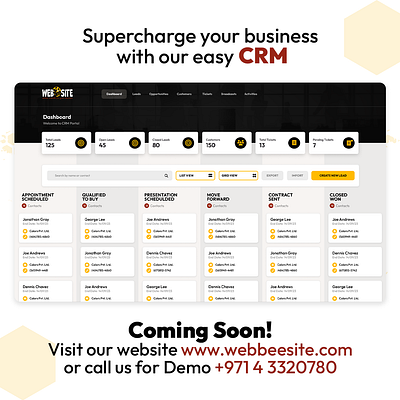 Transform your business relationships with our user-friendly CRM crm website