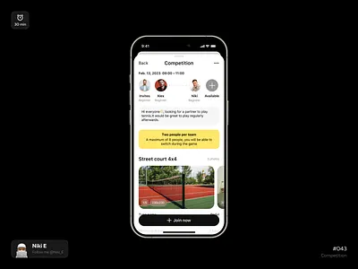Competition. DYUI #7 calendar calendar design competition design app ios ios design ivent ivent design join app join design join now task ui ui design app ux