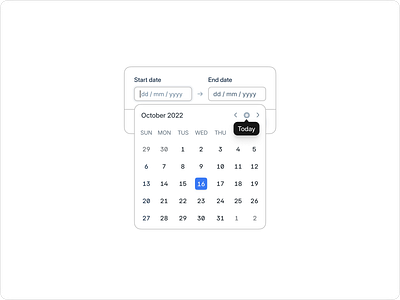 [Concepts] → Calendar Widget 3d calendar cards components dashboard light theme minimalist product design ui web design widgets