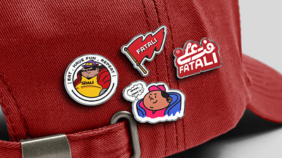 FATALI : Brand identity © brand branding burger cartoon character identity logo