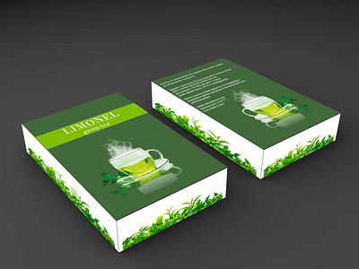 LIMONEL || Green Tea design flyer graphic design illustration tea реклама флаер