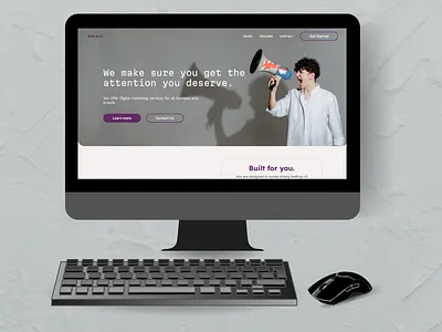 Digital Marketing Agency Website Design - Bscale ad website agency website brand website branding business website design digital marketing website framer logo marketing website social media marketing website ui ux w web design web development webflow website design website ui wordpress