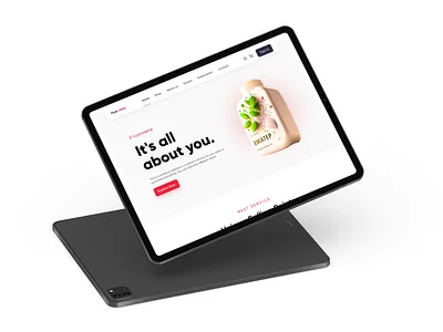 Ecommerce Web Landing Page 3d animation branding ecommerce graphic design logo motion graphics ui web webdesign