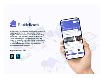 ResideReach – A Real Estate Mobile Application app app design css design graphic design html mobile app mobile app design real estate app ui ui design ux ux design