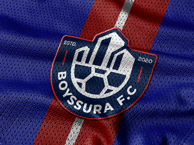 Boyssura F.C Logo & Jersey Design badge brand identity branding jersey logo print soccer kit sport tshirt
