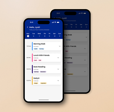 Daily UI Design Challenge | Day 71 | Scheduling accessibility app branding challenge071 color contrast dailyui design graphic design illustration mobile scheduled typography ui usercentic ux
