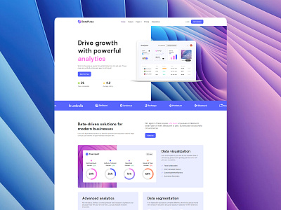 Tech Startup Website Template b2c nocodebuilder premium saas saas saas landing saas product software startup tech tech company