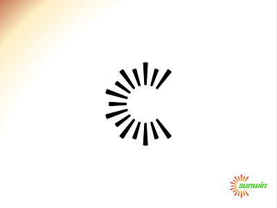 Sunwin logo branding graphic design logo