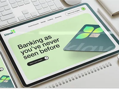 Brand identity for online bank branding design web design