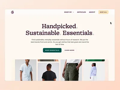 Design and build for Good Garms brand branding bryn taylor colour design freelance freelancer logo site build site design type typography ui video web web design webflow webflow development website website design