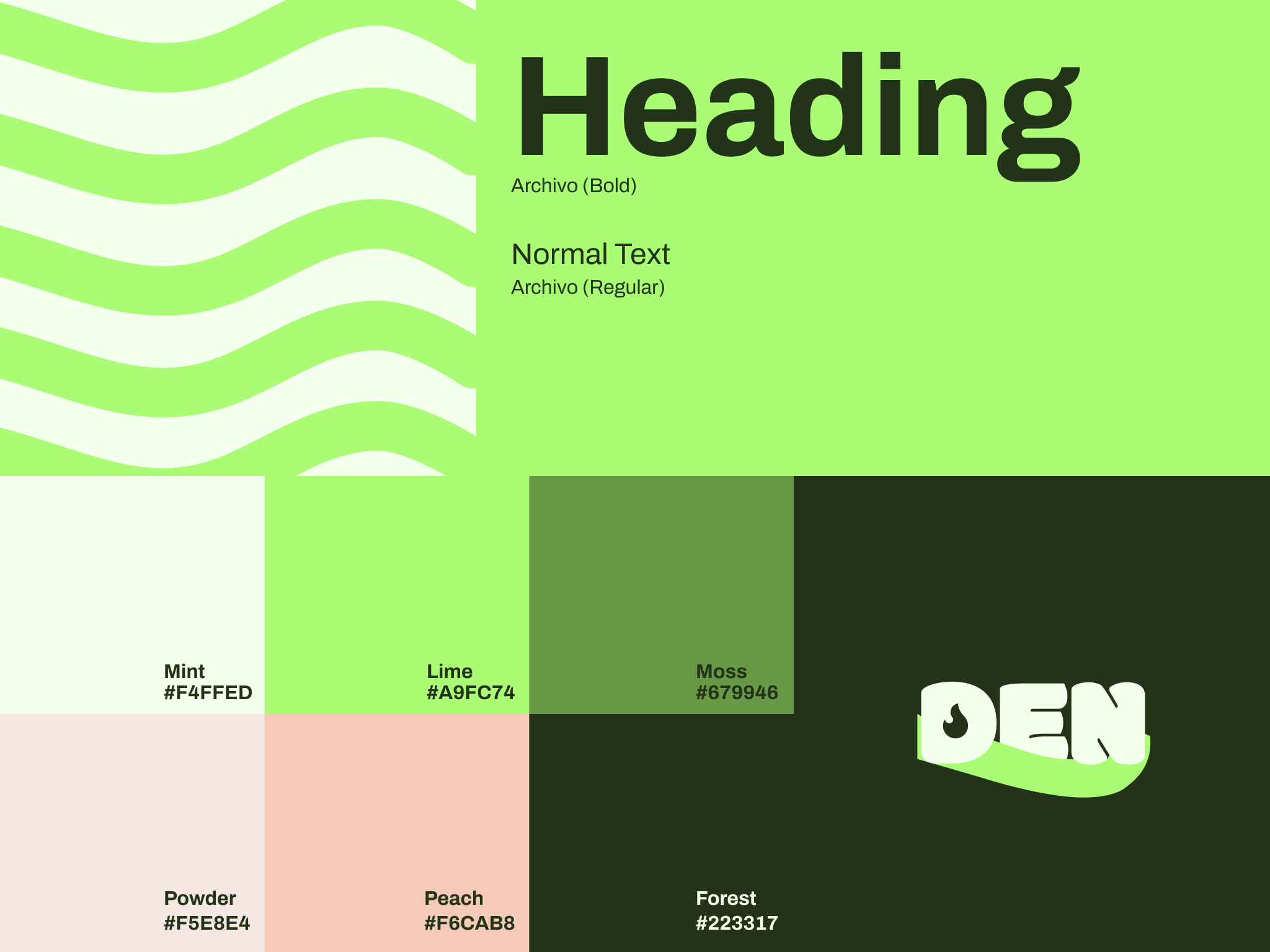 Brand identity for smart home heating company brand guidelines branding logo