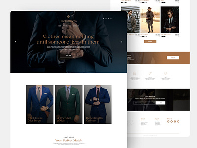 Fashion eCommerce | Landing Page clothing ecommece dribbble dribble ecommerce ecommerce landing page landing page landing page ui men fashion minimalist ui ui design ui ux uidesign web ui web ui landing website