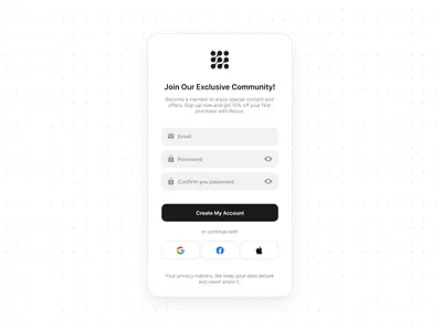 Sign up modal app design modal sign up sign up modal ui uidesign uiux ux web webdesign