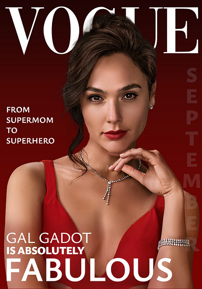 Vogue Magazine 2024 2024 abobe branding cover design fashion magazine graphic design magazine magazine cover photoshop red vogue