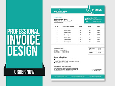 Invoice design abstract bill branding design graphic graphic design illustration invoice invoicedesign minimal modern payment template trend ui vector xero