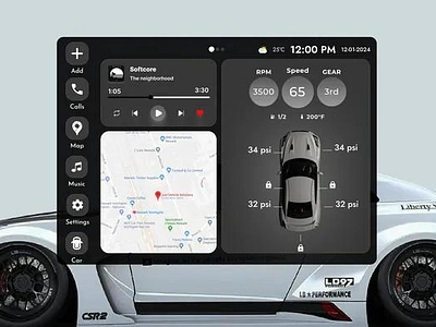DailyUI #034 | Automotive Interface automotive interface automotive interface ui dailyui 34 dailyui automotive interface figma design ui ui design