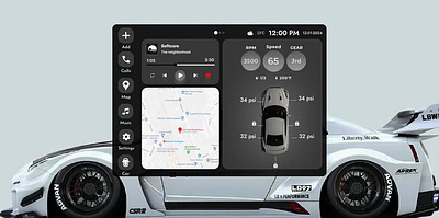 DailyUI #034 | Automotive Interface automotive interface automotive interface ui dailyui 34 dailyui automotive interface figma design ui ui design