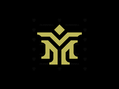 Letter Ym Or My Logo branding classic design elegant flat gold graphic design initial letter logo luxury m minimal modern monogram premium simple y ym