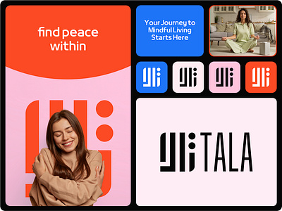 Tala meditation App - Brand identity app arabic branding graphic design icon logo logotype word mark