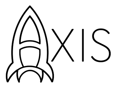 AXIS rocket ship logo dailylogochallenge