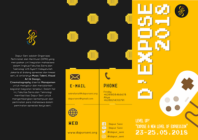 D'Expose Event Brochure brochure event game graphic design