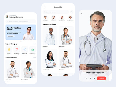 Digidoc 👨‍⚕️ | Telemedicine App Design appointment clinic doctor app dorctor health app hospital app medical app medical care patient app rufostudio telemedicine