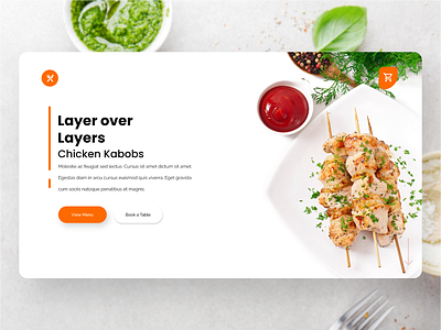 Food | Website design product design uiux design ux