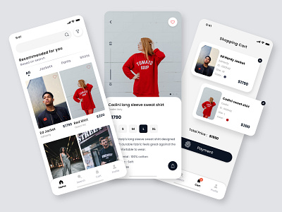 E-commerce | App design illustration product design uiux design ux