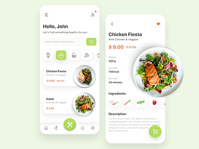 Food | App design product design ui uiux design ux