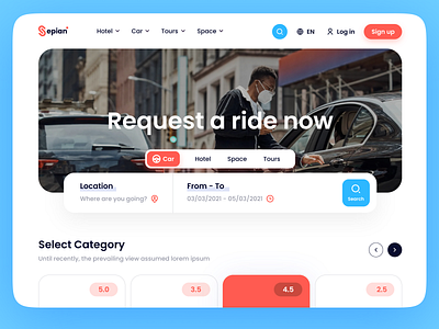 Ride Booking | Web design product design ui uiux design ux