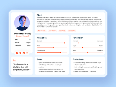 Persona | UX Research design product design ui uiux design ux