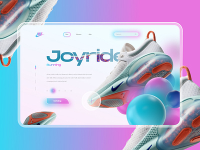 Nike Joyride Run Flyknit concept design ui ux