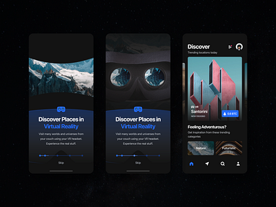 VR Entertainment | App design product design uiux design ux