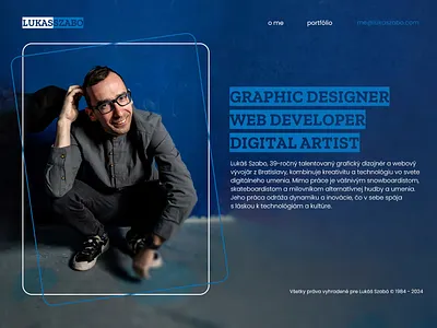 Personal hero image branding graphic design logo ui