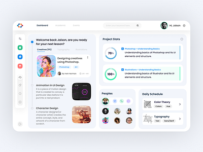 Student | Dashboard design product design uiux design ux