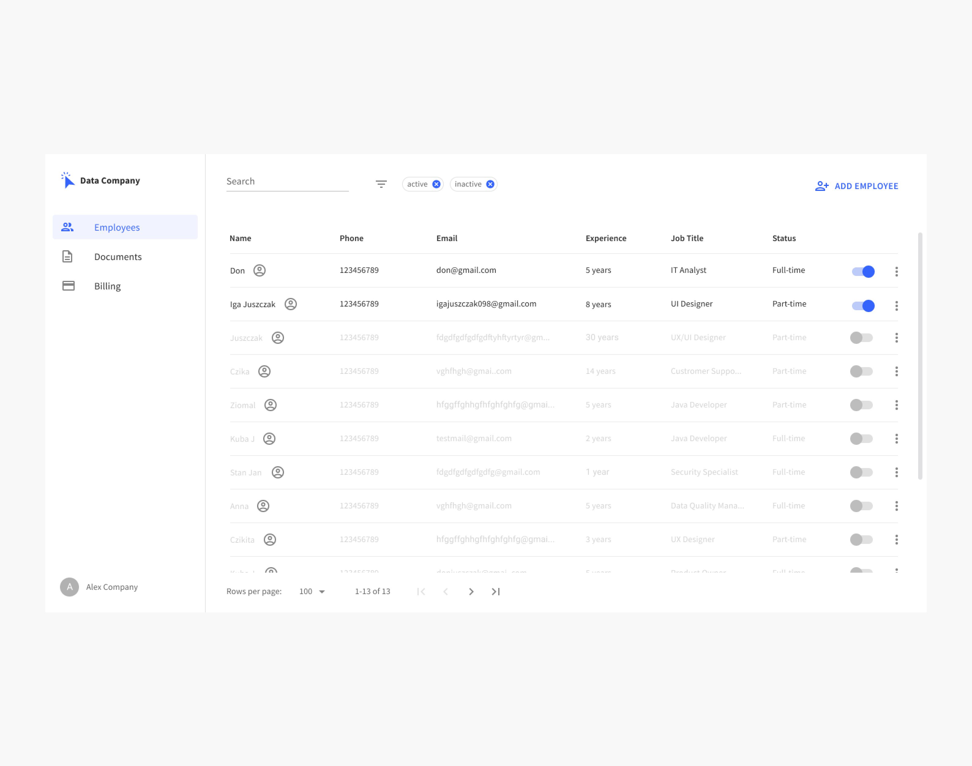 Blue database app app black and white illustration blue app design empty state flat illustration graphic design illustration material design material design app material design ui ui ui app