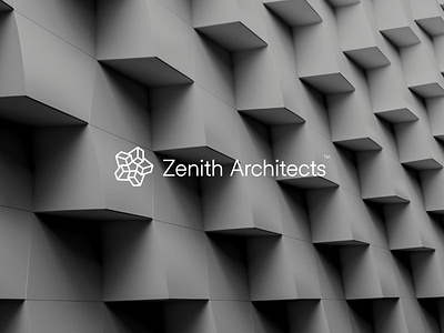 Zenith Achitects Logo achitecht architecture building design icon logo modern