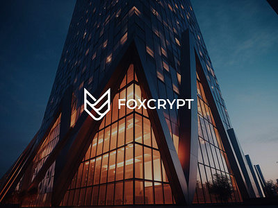 FOXCRYPT - Logo for a CyberSecurity Firm branding crypto cyber design it logo modern security technology