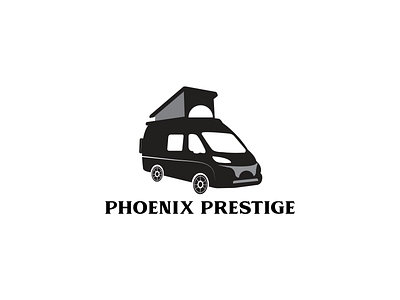Phoenix Prestige Car Logo Design. branding car car logo car service cars design graphic design graphics illustration logo vector