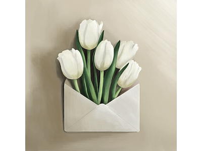 Конверт с белыми тюльпанами botanic botanical illustration botanical sketch drawing painting procreate illustration procreate sketch skething tulips art белые тюльпаны ботаническая иллюстрация ботанический скетч иллюстрация тюльпаны открытка с цветами скетч маркерами скетч тюльпаны цветочный скетч цветы в конверте цифровой рисунок цифровой скетч