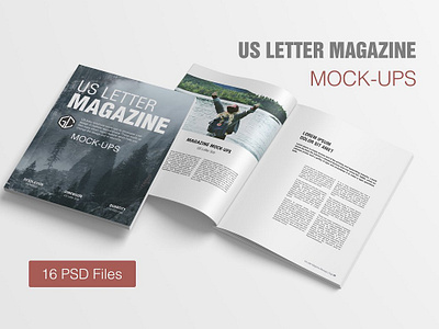 US Letter Magazine Mockup advertising book brochure catalogue cover editable fashion magazine mock up mockup photoshop presentation print psd reflection smart objects template us letter us letter magazine mockup us letter mockup