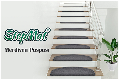 Stair treads / Merdiven paspasi branding graphic design logo