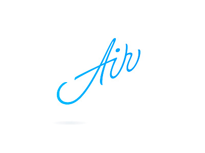 Air air design lettering letters logo type typeface typography