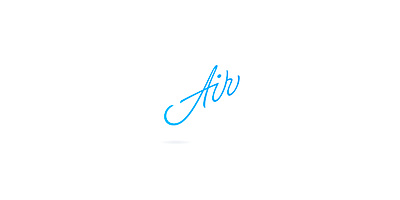 Air air design lettering letters logo type typeface typography