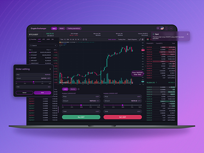 Crypto Exchange Platform crypto design exchange platform ui ui design ux web design