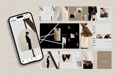 Minimal Instagram Carousel instagram canva instagram carousel instagram post instagram post canva instagram post template instagram puzzle instagram stories instagram story canva instagram template minimal instagram carousel social media template