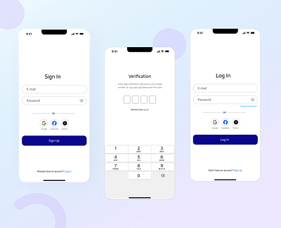 Login page figma ui ux