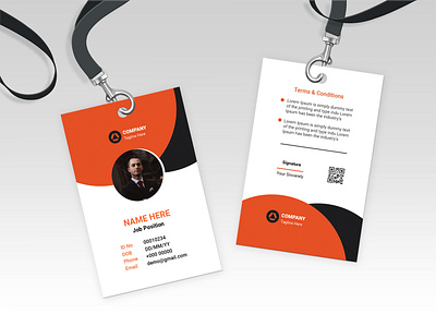 ID Card Template branding creative creativedesign design designer designs graphic graphic design id card id card design identity identity design illustration is card design