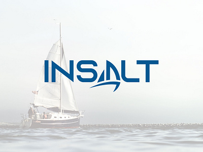 Insalt Boat Logo boatlogo branding graphic design letters logo logo2024 logotype oceanboatlogo sailboat seaboatlogo sealogo simple tugboatlogo