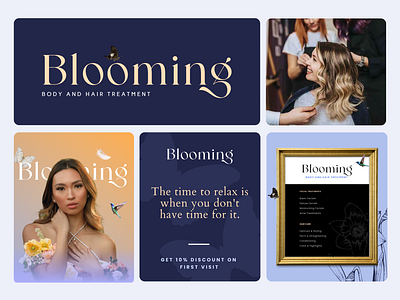 Blooming Beauty Salon - Branding beauty salon branding